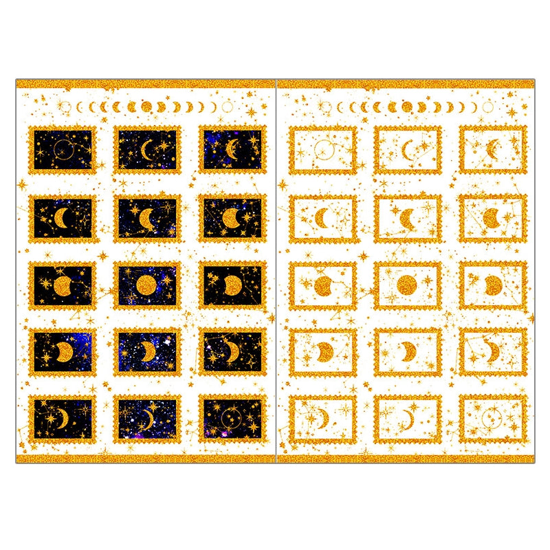 Libet - Moon Gold Foil Stamp Sticker