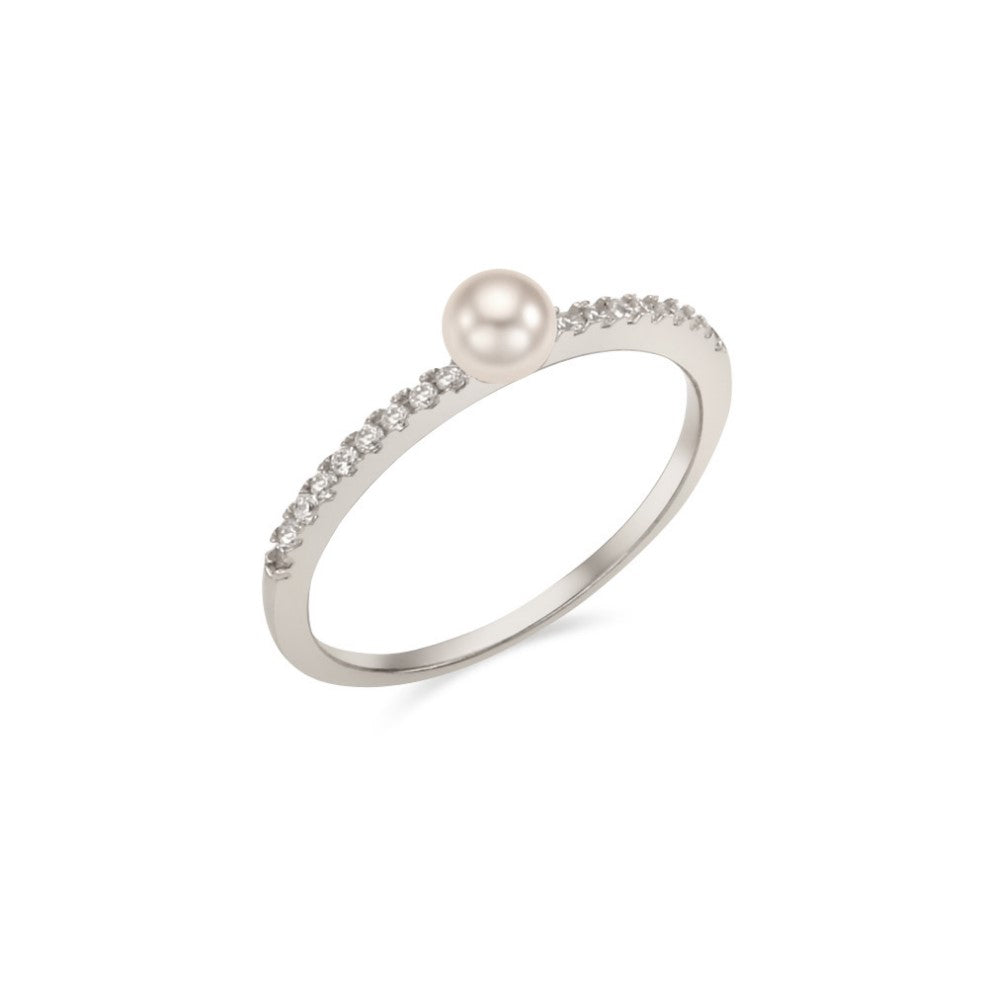 OST - Mini White Pearl Ring