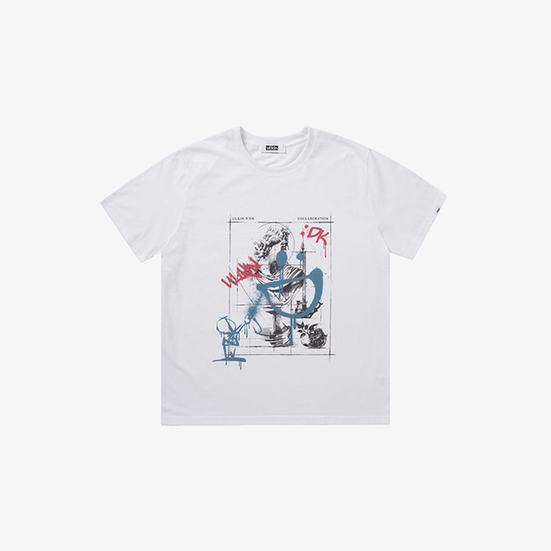 ULKIN X iKON DK - Spray Smile Statue T-Shirt