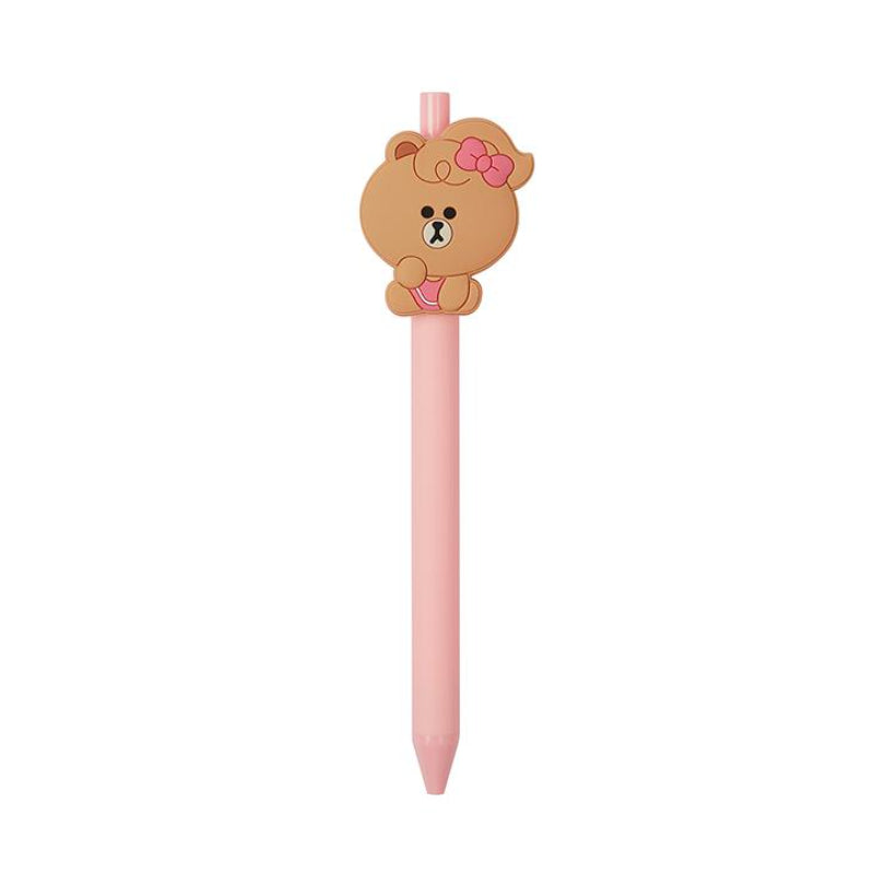 Line Friends - Silicone badge gel pen