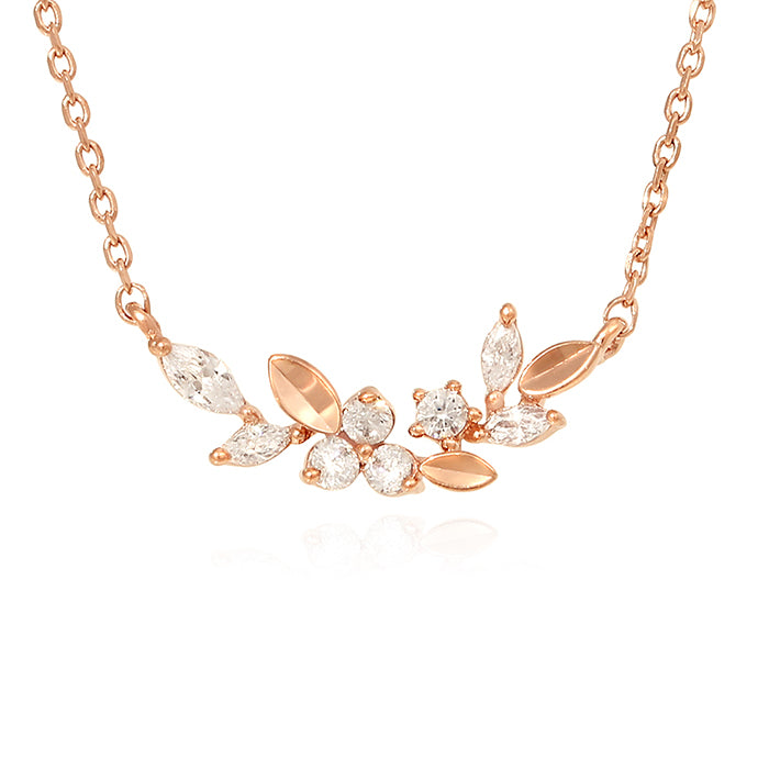 OST - Spring Flower & Leaves Necklace