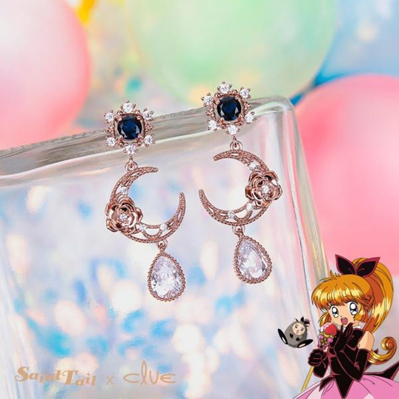 Saint Tail x Clue - Aurora Moonlight Silver Earrings