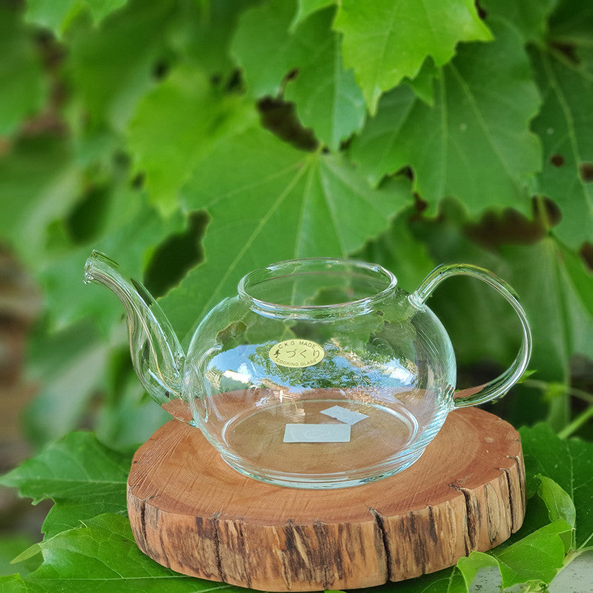 Bosan Pottery - Glass Tube Round Teapot with Sieve