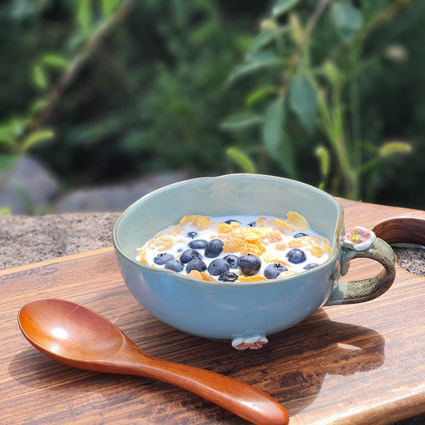 Bosan Pottery - Plum Blossom Porcelain Cereal Bowl