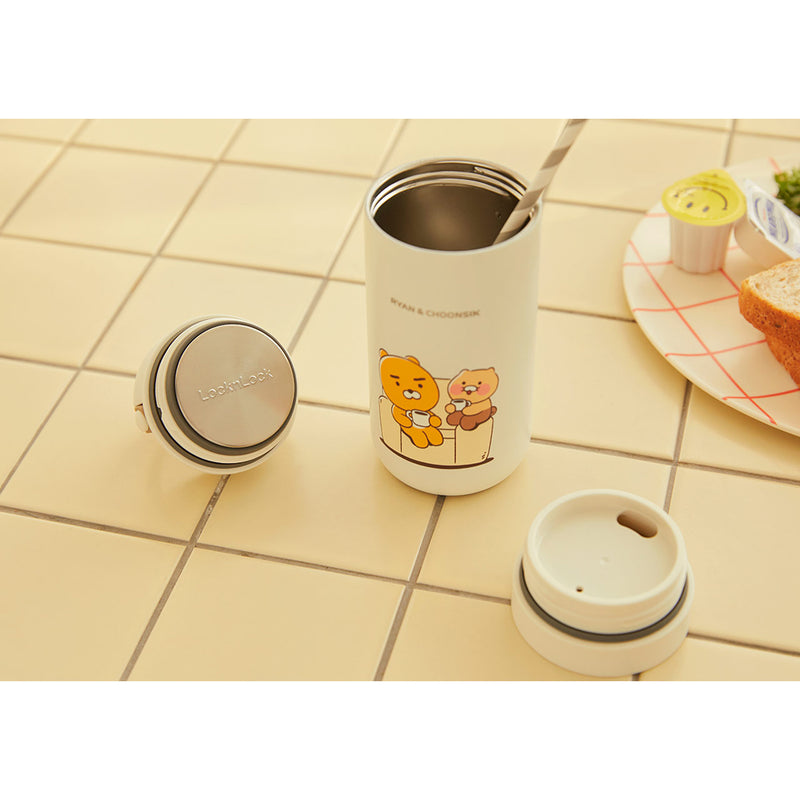 Kakao Friends Ryan And Choonsik To Go Stainless Tumbler Harumio 8789