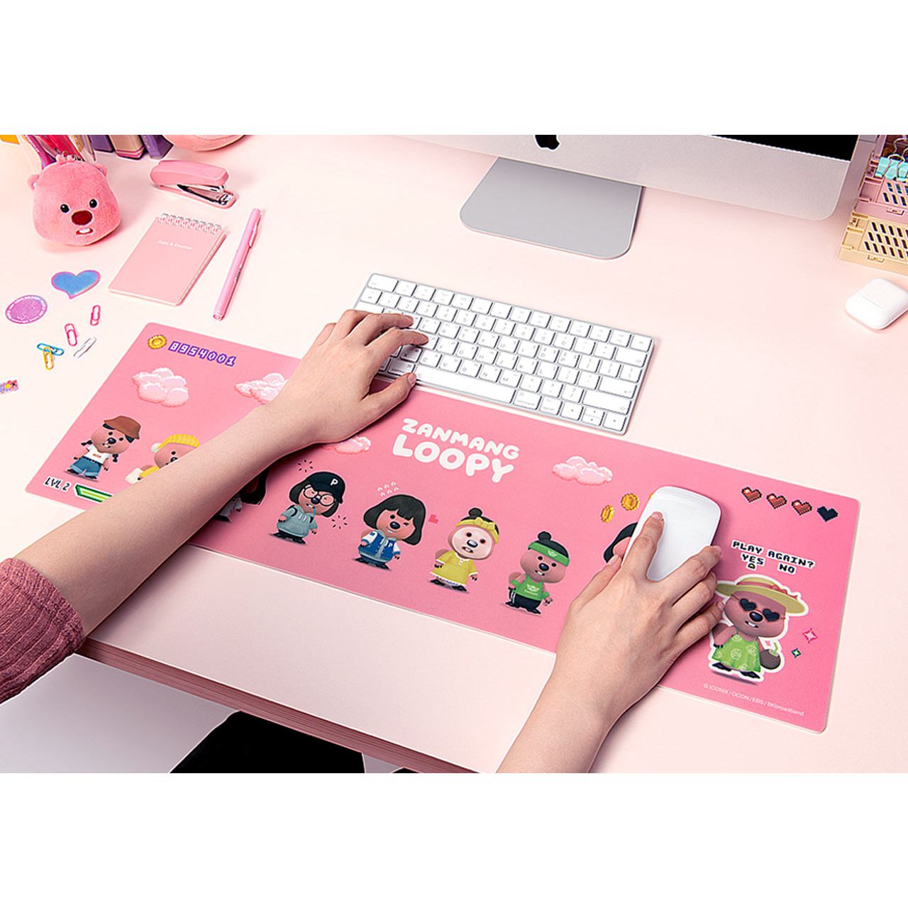 Kakao Friends X Zanmang Loopy Desk Pad Harumio 6874