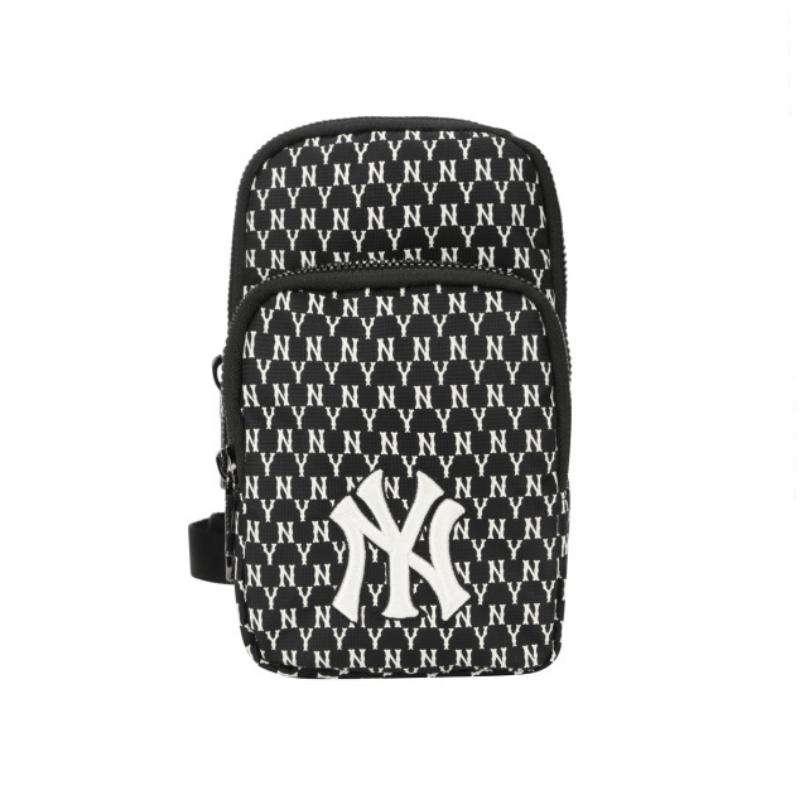MLB Monogram Mini Crossbody Bag New York Yankees (WHITE) –