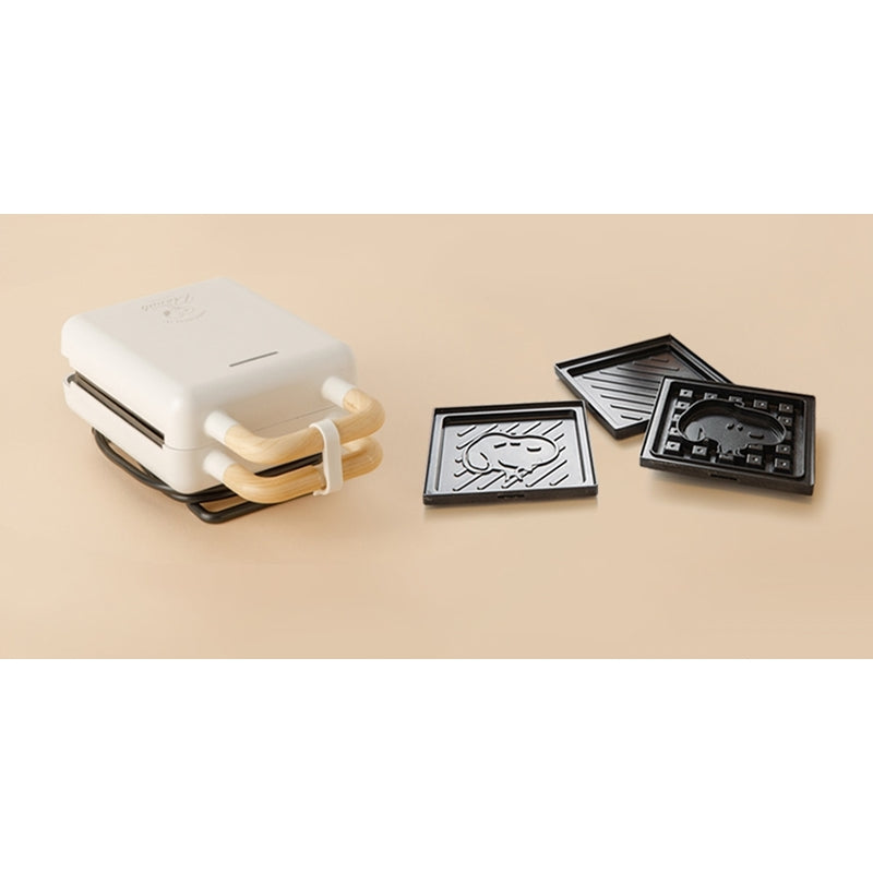 Peanuts x 10x10 - Snoopy Retro Double Waffle/Sandwich Maker – Harumio