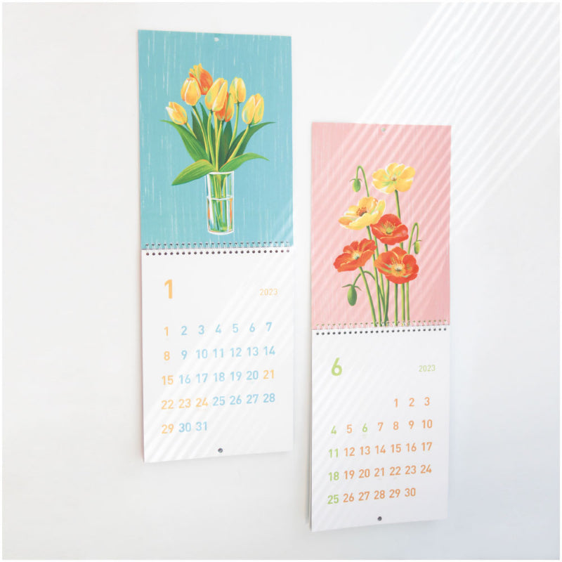 Jam Studio - 2023 Flower Calendar