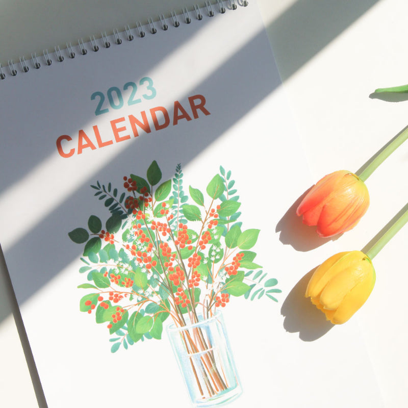 Jam Studio - 2023 Flower Calendar