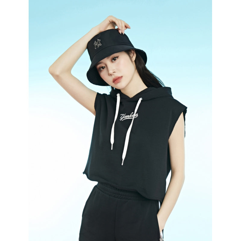 MLB Korea Womens Hoodies & Sweatshirts, Navy, M