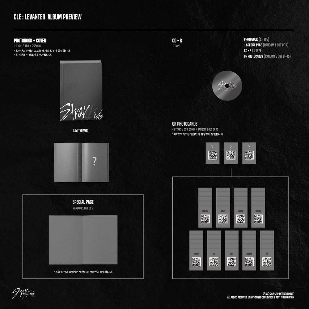 Stray Kids - Clé : LEVANTER - Limited Edition