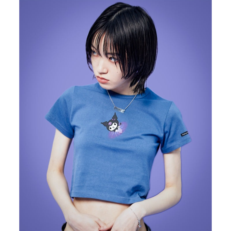 FANCY X KUROMI - Crop Tee