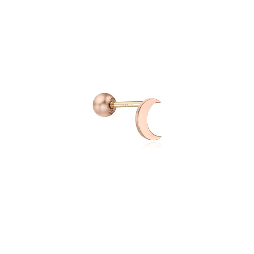 CLUE - Moon 10K/14K Gold Ear Pierce