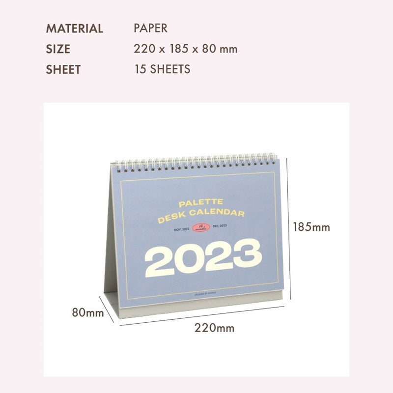 ICONIC - 2023 Color Palette Desk Calendar