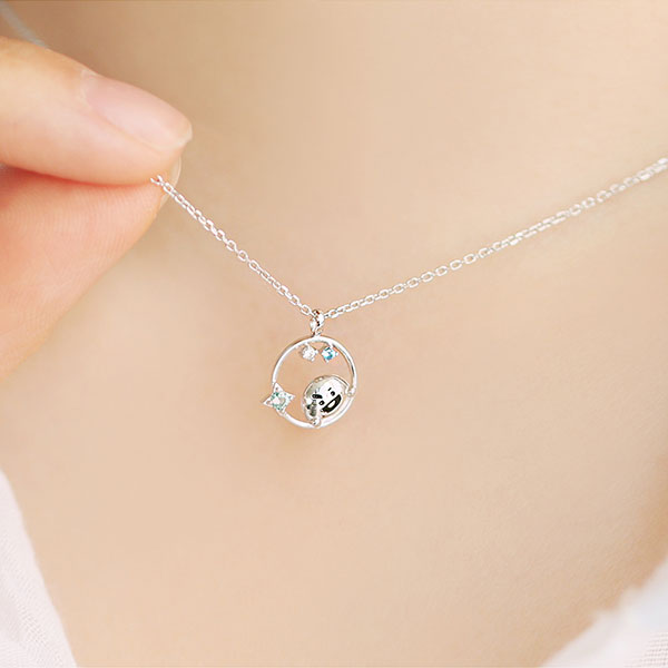 BT21 x OST - Silver Necklace Ver. 2 - Shooky