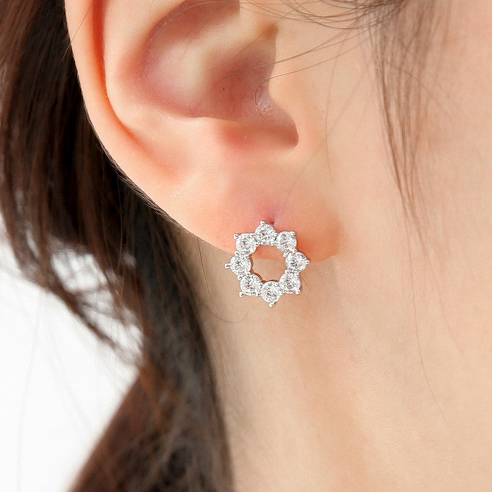 OST - 0.1ct Octagonal Earrings