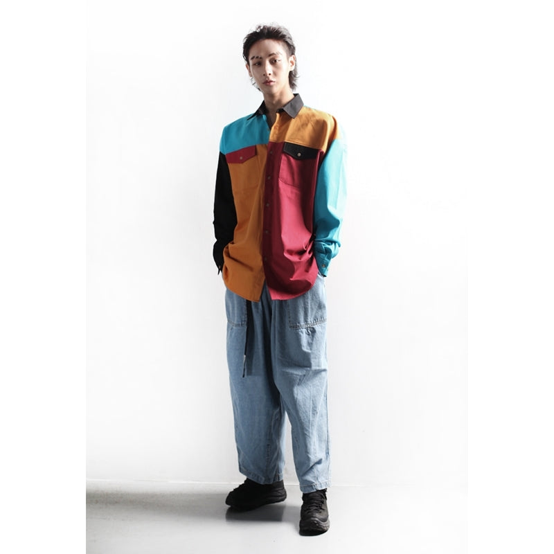 LABel M - Denim Belt Balloon Pants