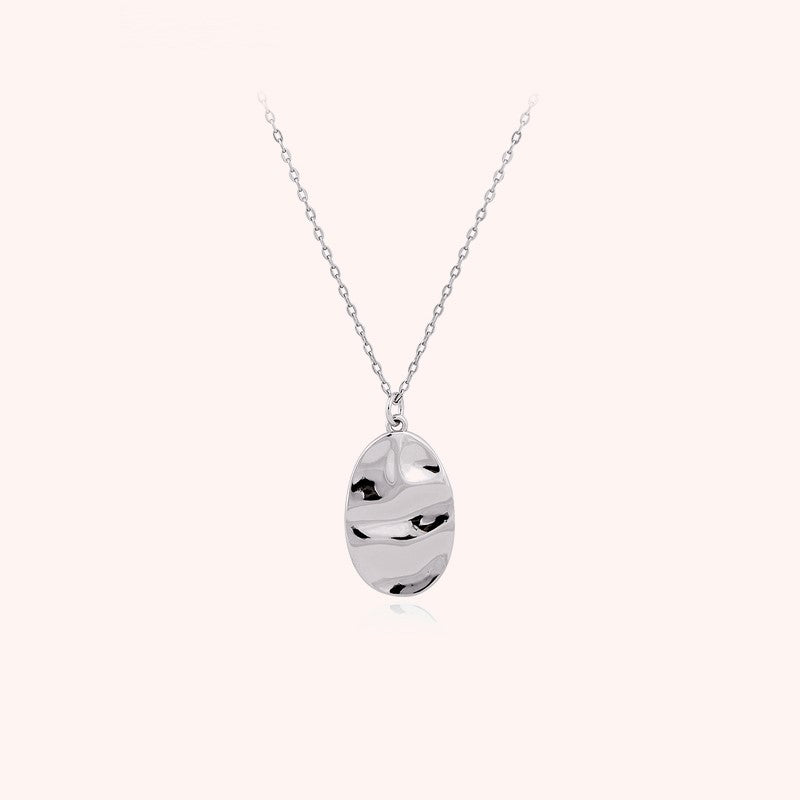 CLUE - Winter Coin Silver Necklace