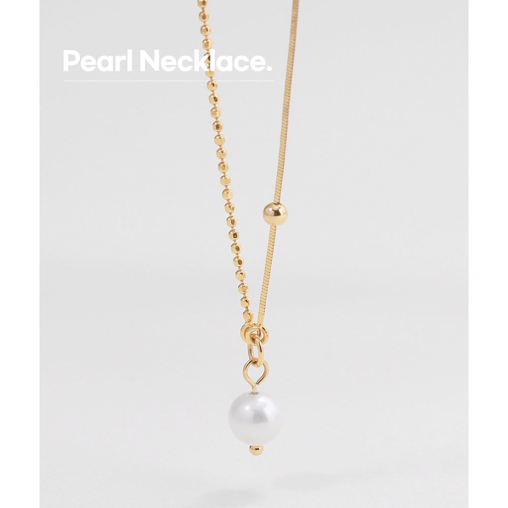 OST - Mix Chain Pearl Necklace