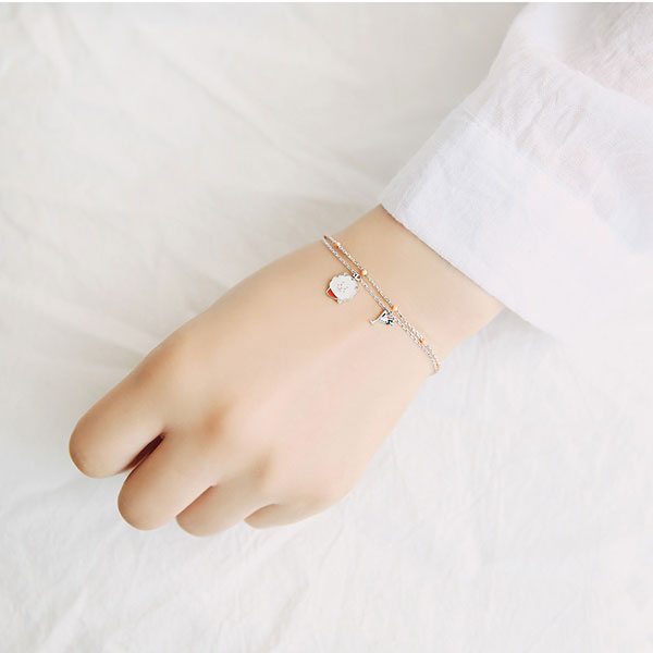 BT21 x OST - Silver Bracelet Ver. 2 - RJ