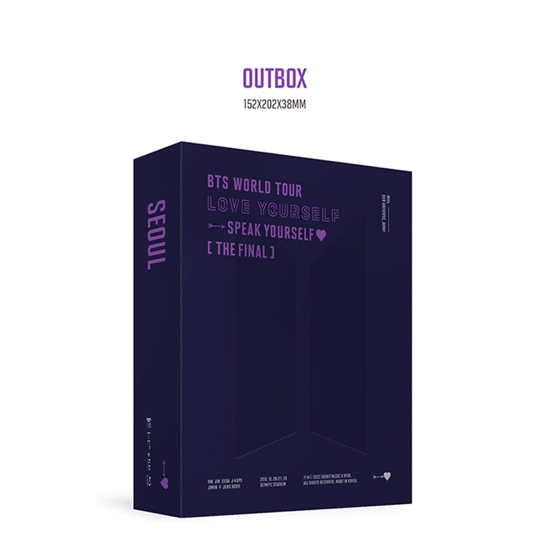 BTS - World Tour 'Love Yourself: Speak Yourself' [The Final] Blu