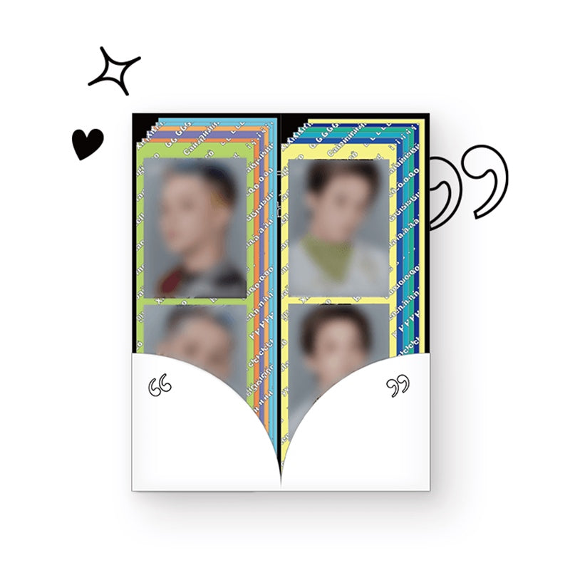 TREASURE - HELLO - 2cut Photo + Sticker Set