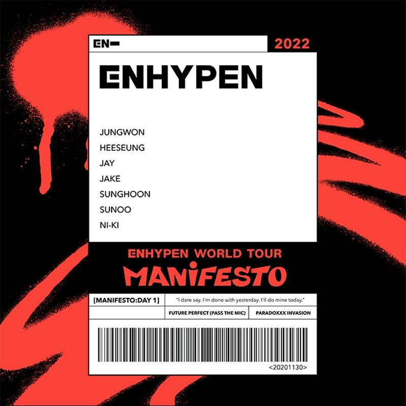 ENHYPEN - MANIFESTO - Mini Poster Set