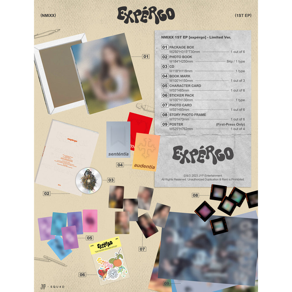 NMIXX - EXPERGO : 1st EP (Limited Version)