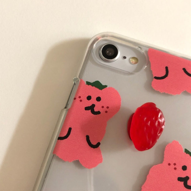 Dinotaeng - Strawberry BOBO iPhone Case