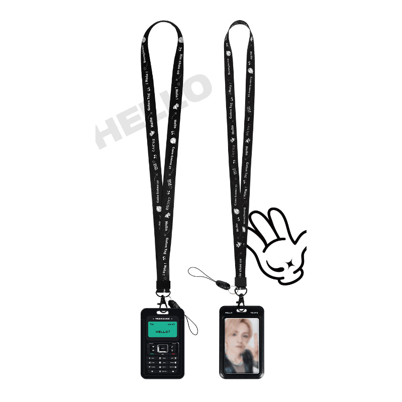 TREASURE - HELLO - Slide Photo Frame + Lanyard Set