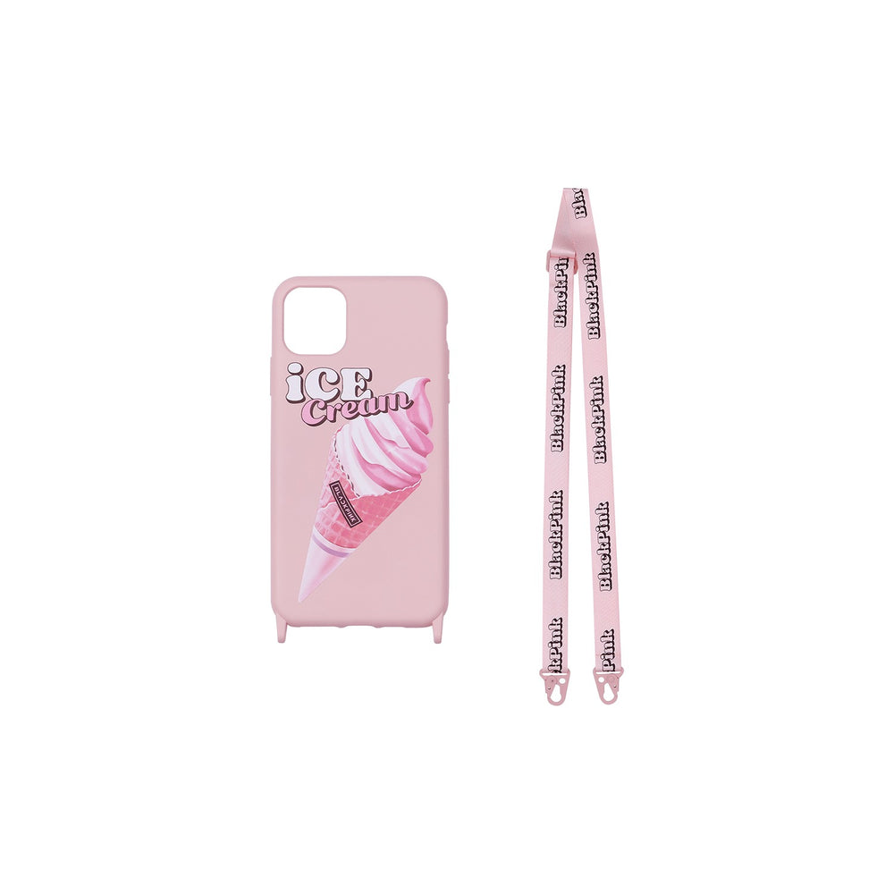 BlackPink - Lanyard with Pink Phone Case : Ice Cream Cone