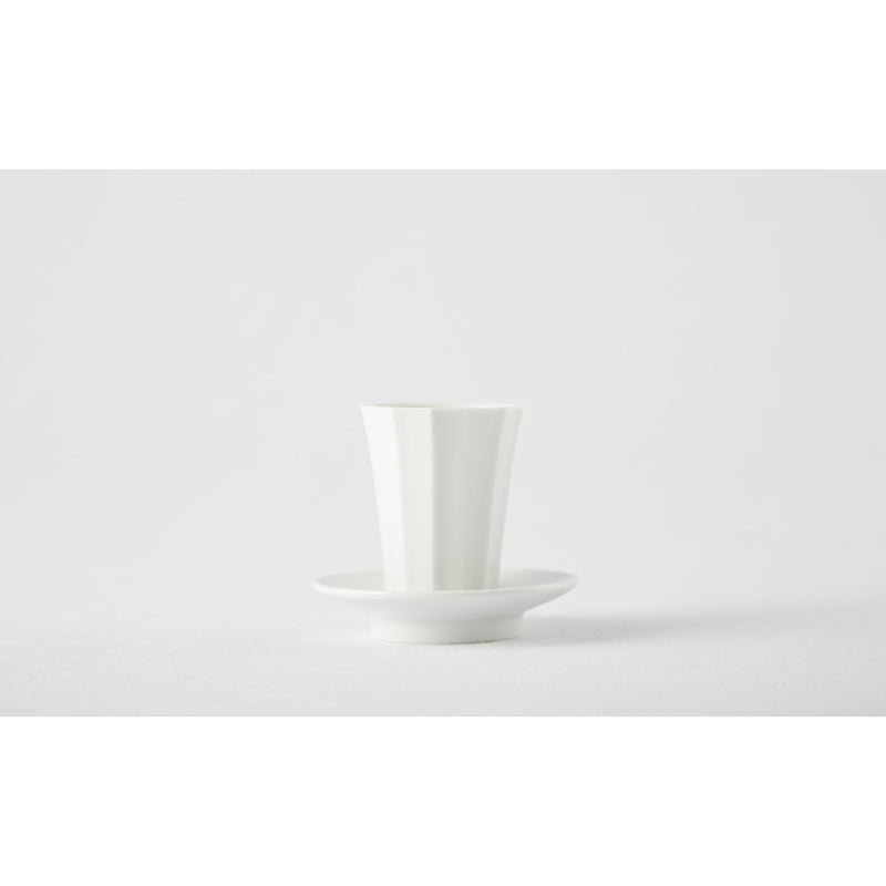 Chaora - White Porcelain Angle Tea Cup Set