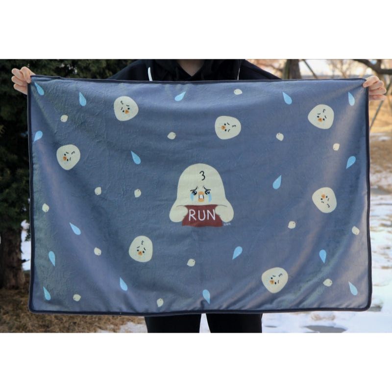 Graduate School Escape Journal - Double-sided Webtoon Blanket