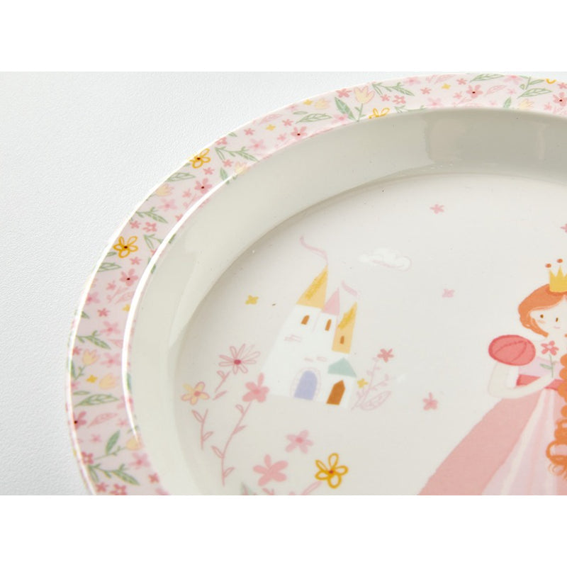 Korean Swan Lake - Melamine Round Plate