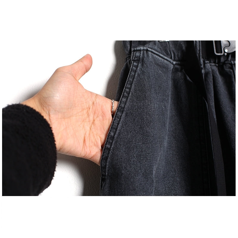 LABel M - Denim Belt Balloon Pants