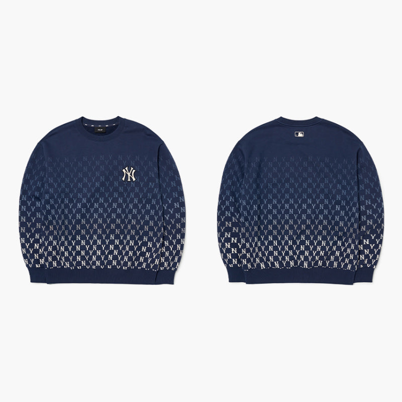 MLB Korea - Gradient Monogram All-Over Overfit Sweatshirt – Harumio