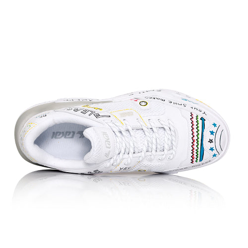 Lakai - Hati Graffiti Shoes - All White