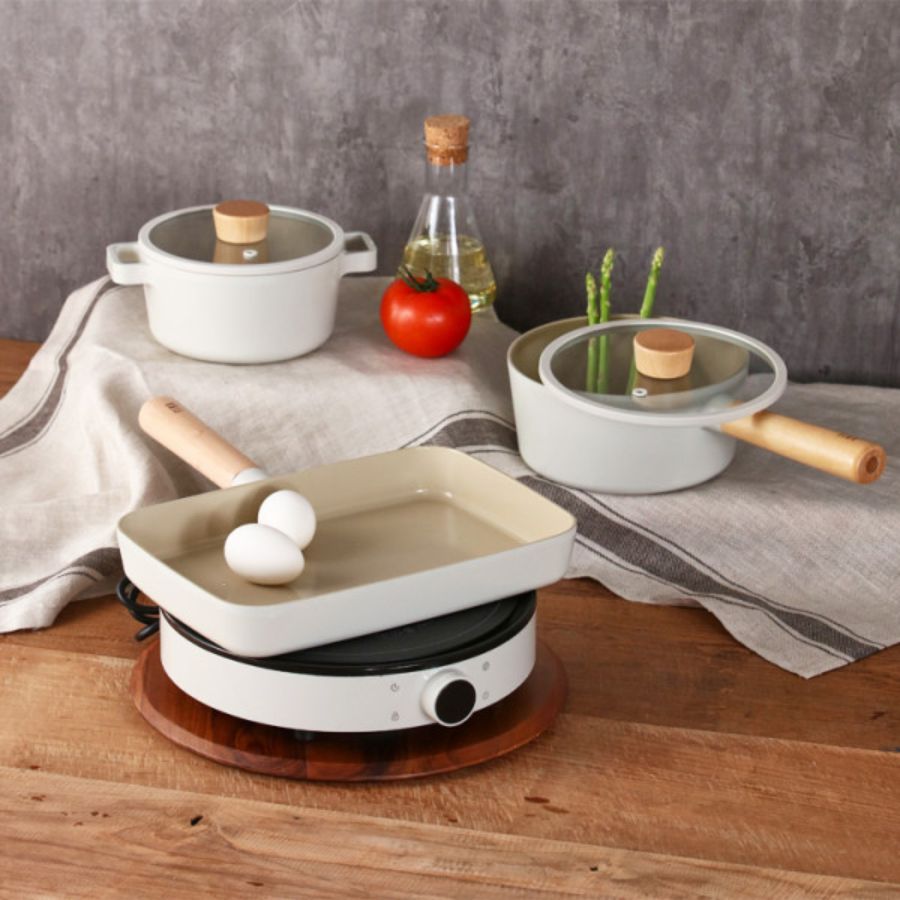 Neoflam - FIKA Induction Pots and Pan Set – Harumio