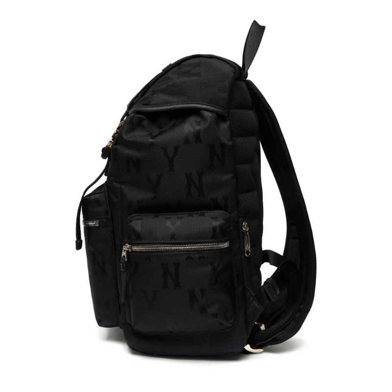 MLB Korea - Monogram Nylon Jacquard Mini Backpack – Harumio