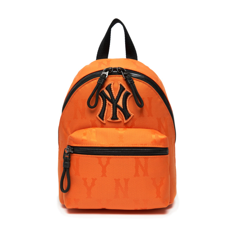 MLB Korea - Monogram Nylon Jacquard Mini Backpack – Harumio