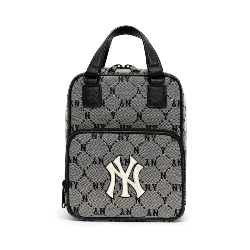 MLB Korea - Monogram Nylon Jacquard Mini Backpack – Harumio