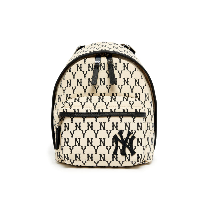 MLB Korea - Monogram Nylon Jacquard Mini Backpack – Harumio