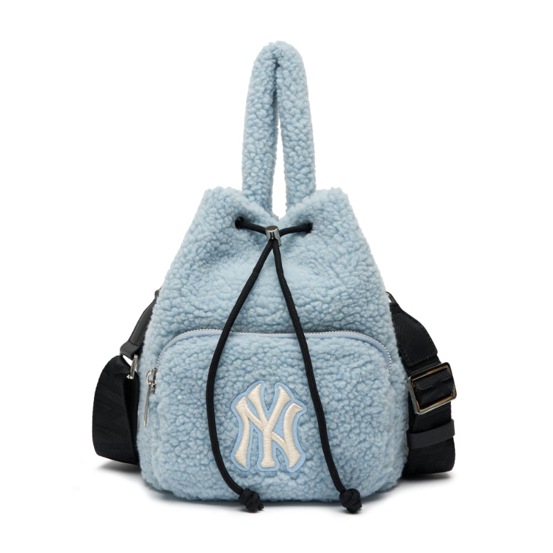 MLB, Bags, New Mlb Fleece Bucket Bag New York Yankees