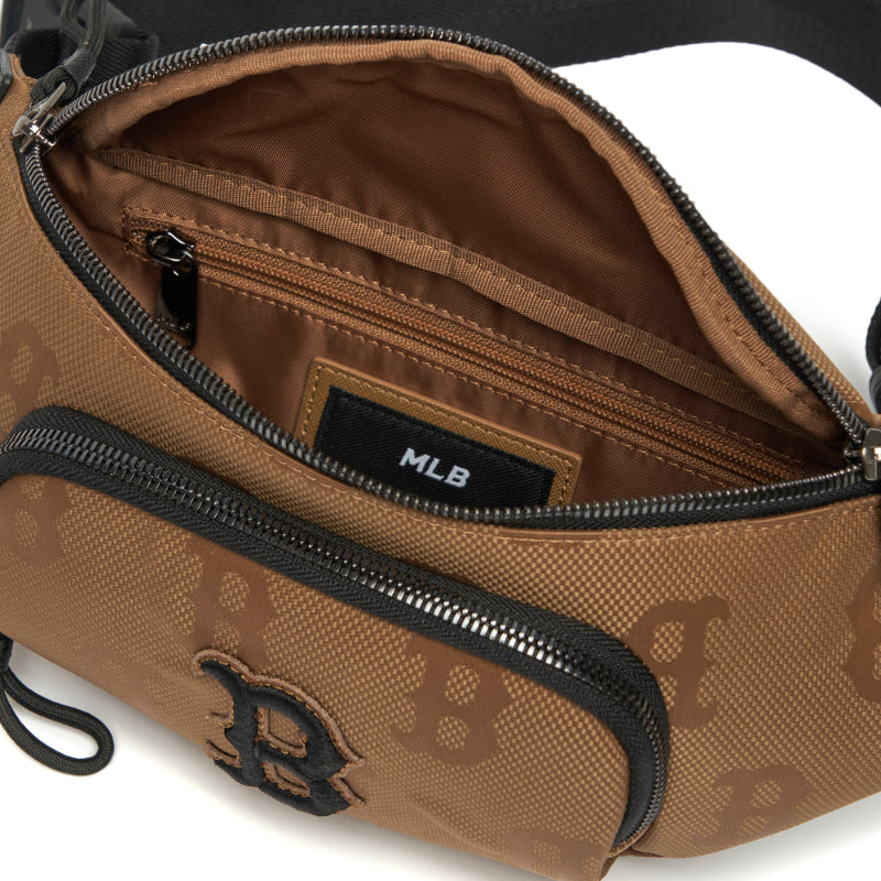 MLB Korea - Monogram Nylon Jacquard Hip Sack Bag – Harumio