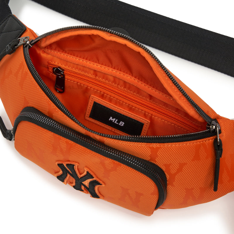 MLB Korea - Monogram Nylon Jacquard Hip Sack Bag – Harumio