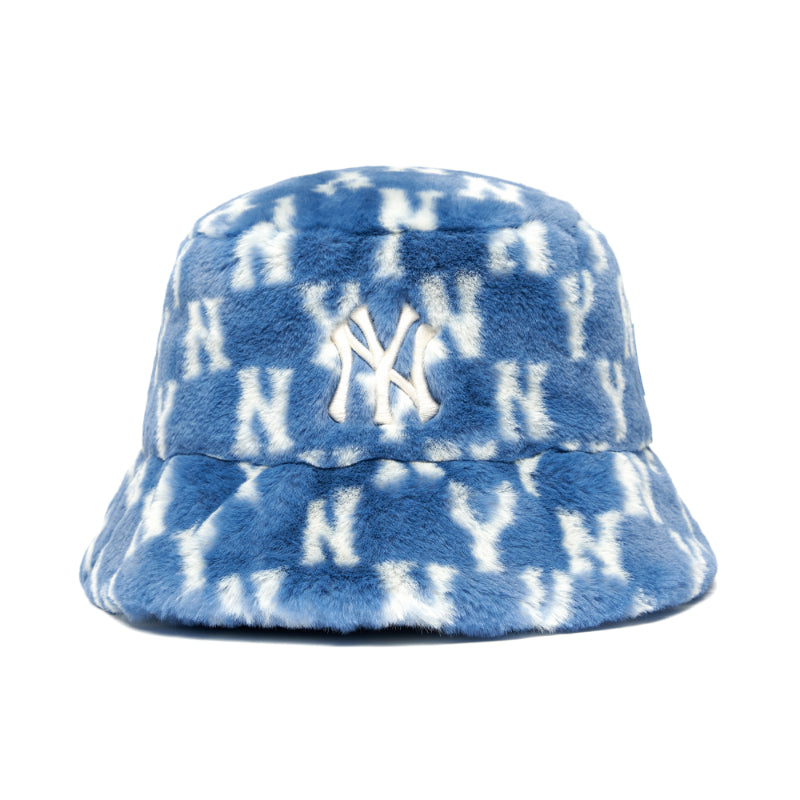 MLB KOREA 22FW Fur Bucket Hat LA Dadgers - Pink