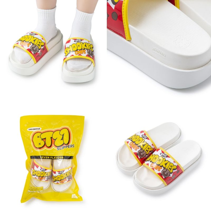 BT21 - Switfish Platform Slide Slippers