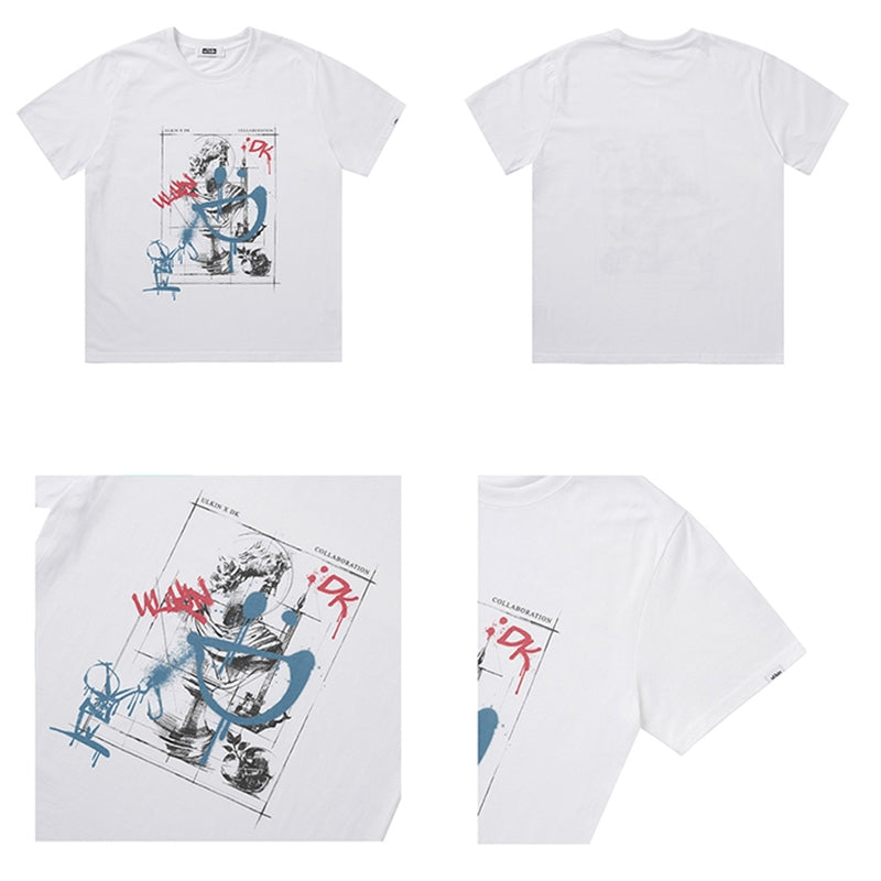 ULKIN X iKON DK - Spray Smile Statue T-Shirt