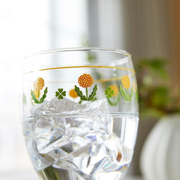 Korean L Dandelion - Clover Goblet Glass